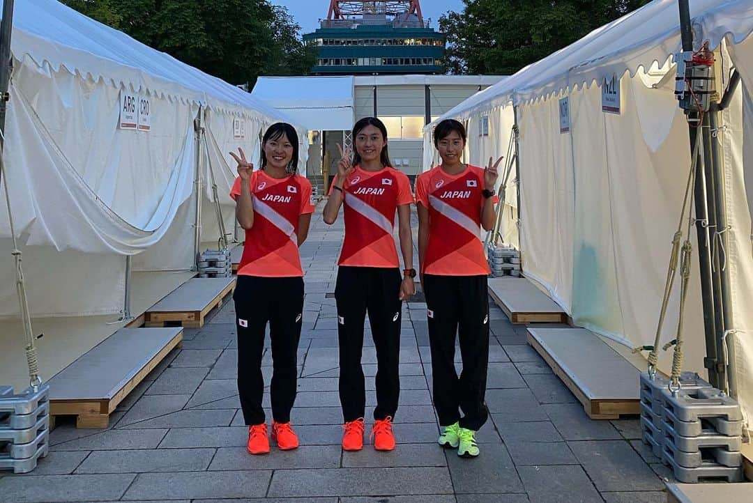 藤井菜々子のインスタグラム：「初めてのオリンピックは世界トップクラスの選手と力の差を感じたレースとなりました。  先頭集団に付いた時の雰囲気は今まで感じた事のない気迫と緊張感がありました。  3年後、必ず勝負できる力を付けオリンピックの舞台に立ちたいと思います。  沢山の応援ありがとうございました！！  ＊20kmW  13位  #tokyo2020  #tokyoolympics」