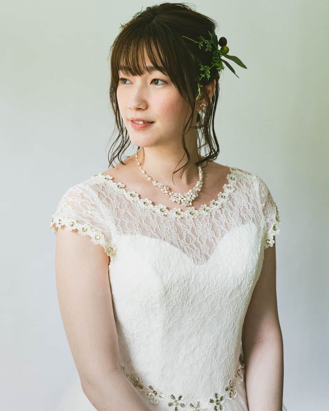 西原さつき（さつきぽん）のインスタグラム：「* ⁡ 👰‍♀️💍  自分じゃないみたい🤭  photo @lgbtq_salon」