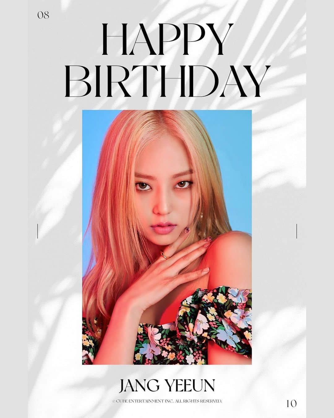 CLCさんのインスタグラム写真 - (CLCInstagram)「CLC 예은의 생일을 축하합니다!  HAPPY BIRTHDAY YEEUN-!  #CLC #씨엘씨 #장예은 #JANG_YEEUN」8月10日 0時00分 - cube_clc_official