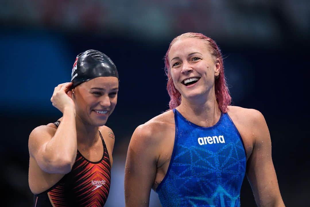 サラ・ショーストレムのインスタグラム：「Beautiful memories from Olympic games In Tokyo ❤️」