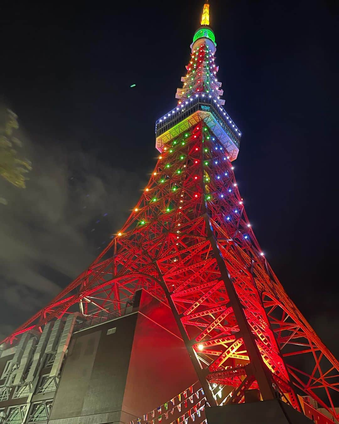 木下優樹菜さんのインスタグラム写真 - (木下優樹菜Instagram)「オリンピックカラー東京タワー🗼」8月9日 16時53分 - yukina1204xoxo