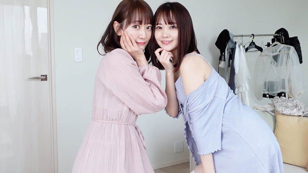 浜田翔子さんのインスタグラム写真 - (浜田翔子Instagram)「sister👭　@kou0929  YouTube LookBook♡ 振替休日🌪 #ウサギオンライン #SNIDEL #frayid #snidelhome #emmi」8月9日 18時55分 - shoko_hamada