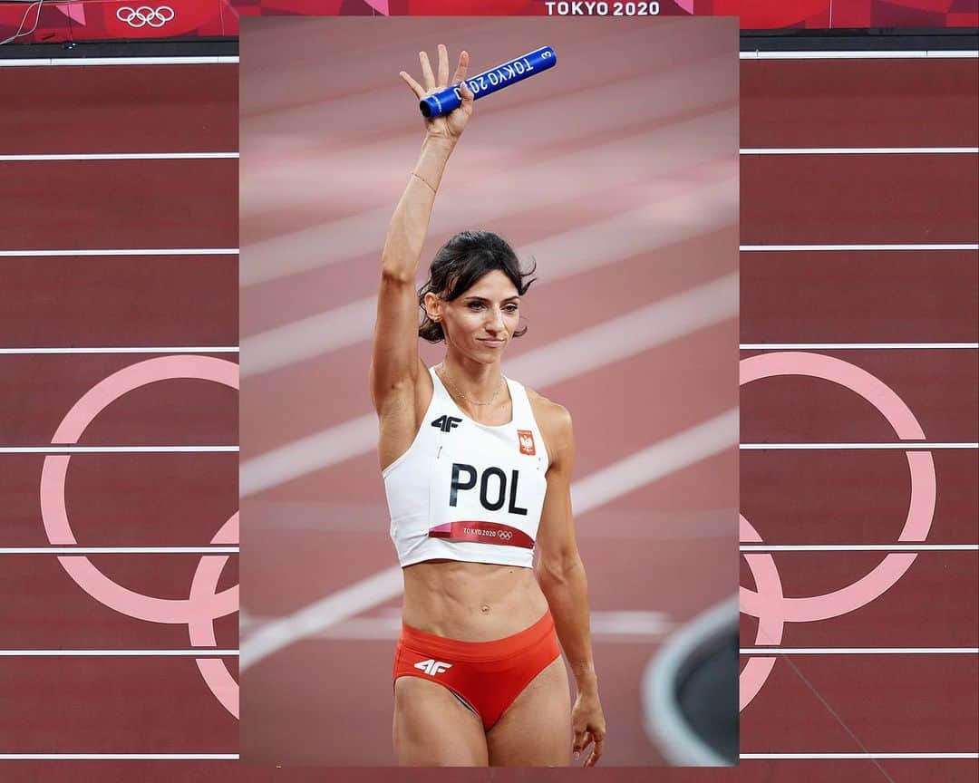 アンナ・キールバシンスカのインスタグラム：「TOKYO 2020- 95% celów osiągnięte. Na drugim zdjęciu dziele się z Wami czymś co było w moim plecaku na każdym treningu i zawodach od kwietnia 2021. (Stad też słaby stan tej kartki🙈) Kiedy spisywałam te cele to w zasadzie ledwo co chodziłam i pisząc je myślałam sobie, że chyba jestem szalona, ale ponoć dla odważnych świat należy. Przecież nic się nie stanie, nic nie stracę, tylko sobie pisze te literki na tej kartce…🤓 dzisiaj wyjęłam ją ponownie i wiecie co pomyślałam? Zdobyłam znacznie więcej niż to co tam widzicie! Niby zostaje te 5%, ale zyskałam 500% więcej innych wartości. I tego nikt mi nie zabierze💪🏼」