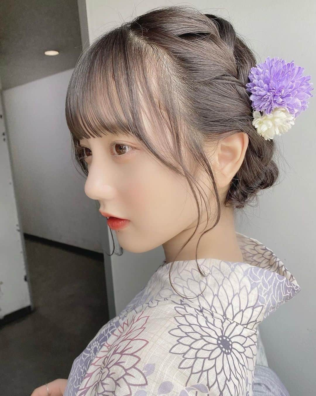 田島櫻子さんのインスタグラム写真 - (田島櫻子Instagram)「今年の浴衣は紫💜」8月10日 17時55分 - sakurako219