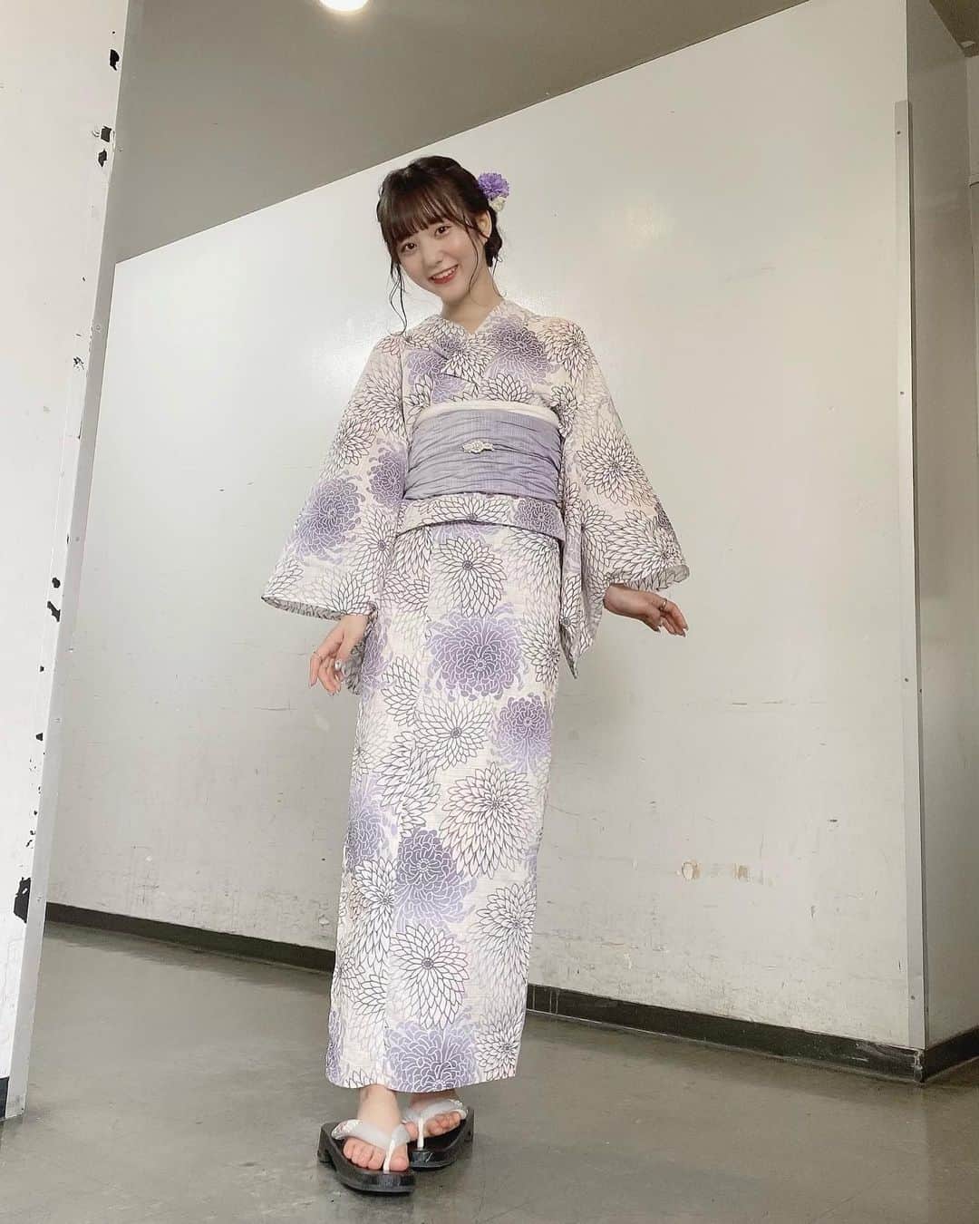 田島櫻子さんのインスタグラム写真 - (田島櫻子Instagram)「今年の浴衣は紫💜」8月10日 17時55分 - sakurako219