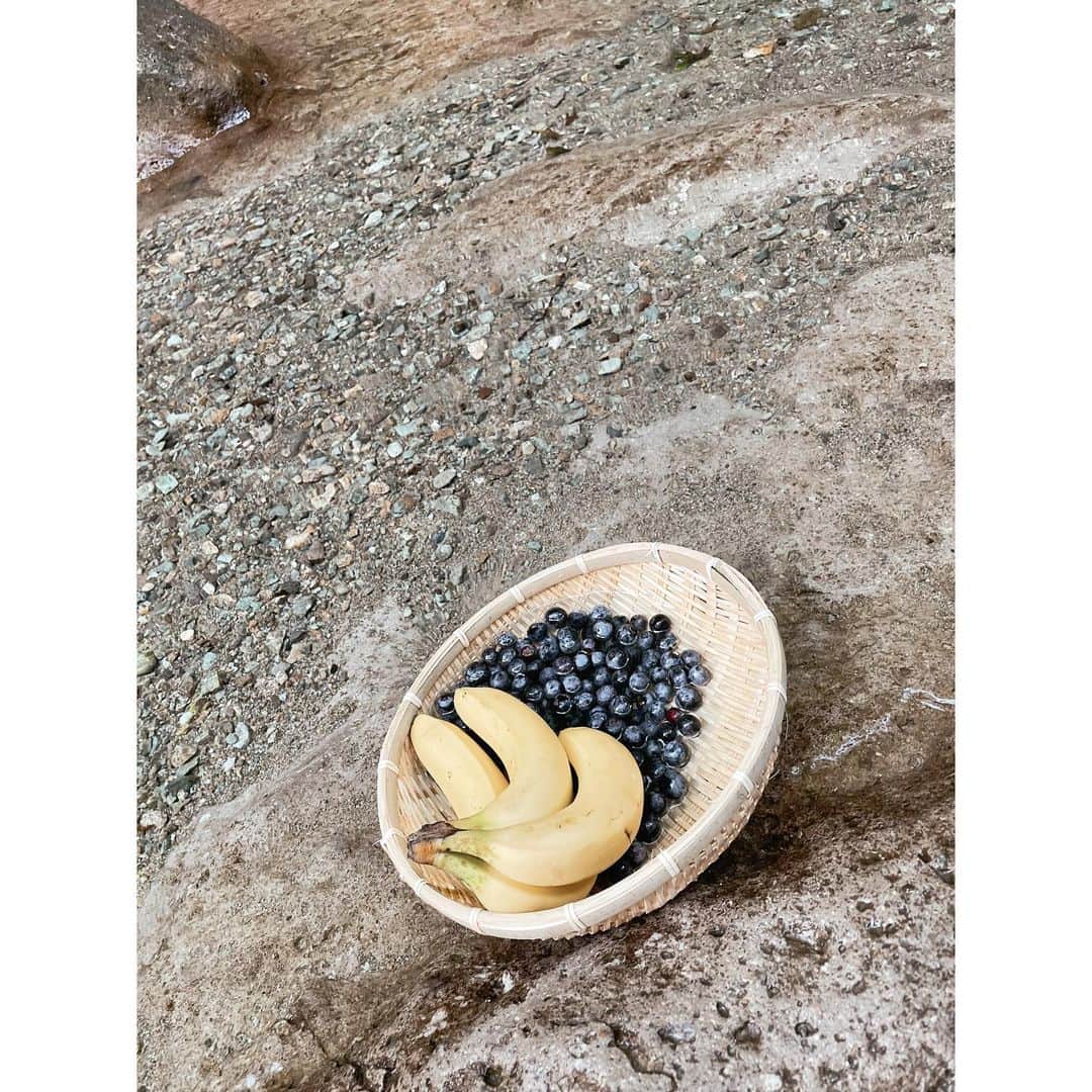 紗栄子さんのインスタグラム写真 - (紗栄子Instagram)「@nasufarmvillage で朝摘んだブルーベリーをお供に🫐✨  川の流水で冷やして食べたらとっても美味しかったです🥰💓」8月10日 11時16分 - saekoofficial
