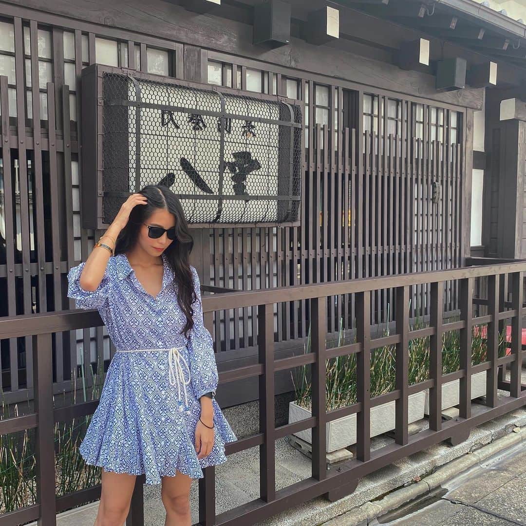 宮本あかりのインスタグラム：「Lunch 💙🤍 #八雲」