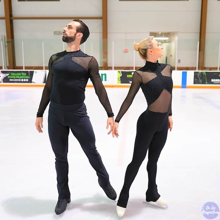アシュリー・ケインのインスタグラム：「A glimpse of our new short program captured by @oniceperspectives ☺️」