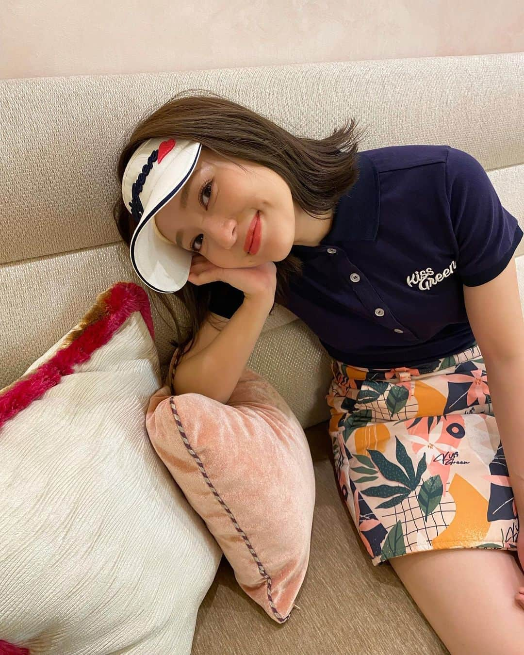 chayさんのインスタグラム写真 - (chayInstagram)「とある撮影してきました🏌️‍♀️⛳️ お楽しみに♡  #golf #golfwear  #kissonthegreen  #ゴルフ #ゴルフウェア #キスオンザグリーン」8月25日 21時42分 - chay1023_official