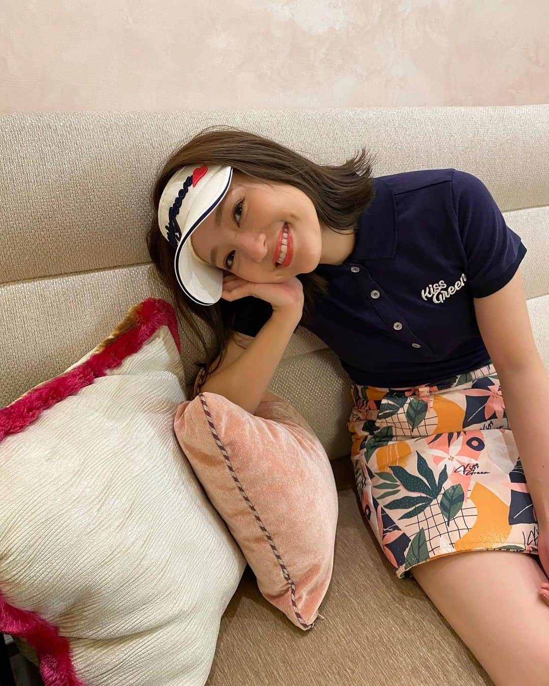 chayさんのインスタグラム写真 - (chayInstagram)「とある撮影してきました🏌️‍♀️⛳️ お楽しみに♡  #golf #golfwear  #kissonthegreen  #ゴルフ #ゴルフウェア #キスオンザグリーン」8月25日 21時42分 - chay1023_official