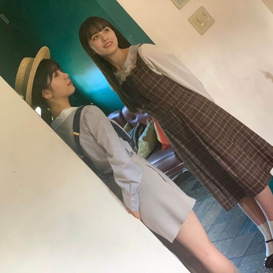 大園桃子さんのインスタグラム写真 - (大園桃子Instagram)「...  あやめちゃんから貰った言葉、とても嬉しかったです。 姉妹みたいに見えるかな〜(￣∀￣)🤍」8月25日 22時04分 - o.momoko_official