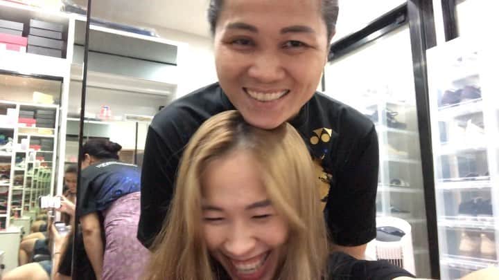ラチャノック・インタノンのインスタグラム：「👩🏻💝👩🏻‍🦱」