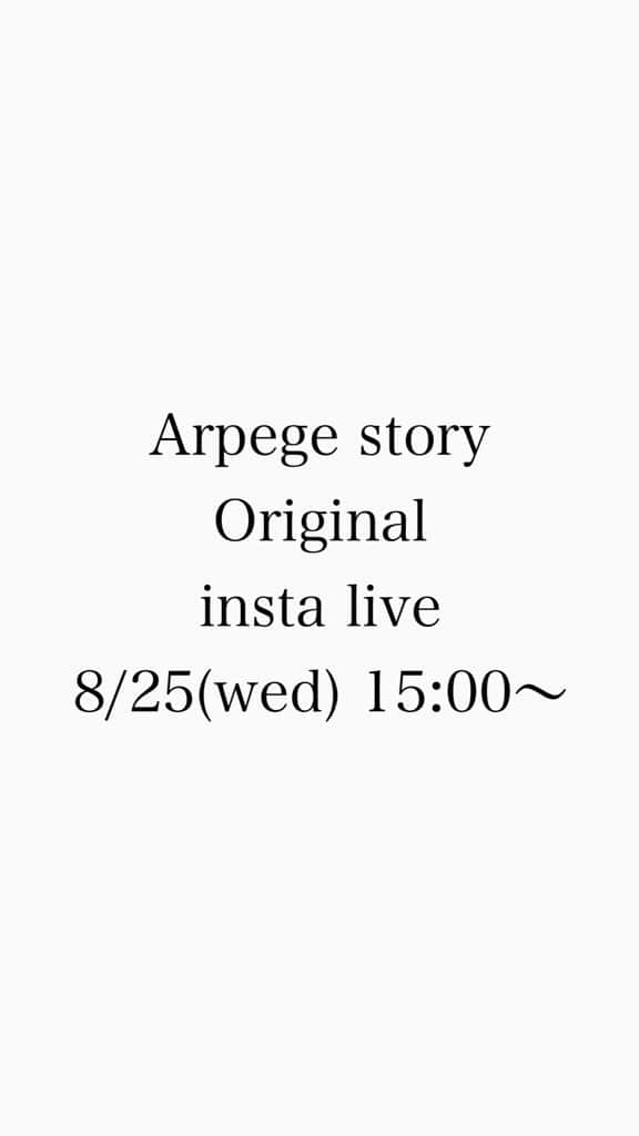 Arpege storyのインスタグラム