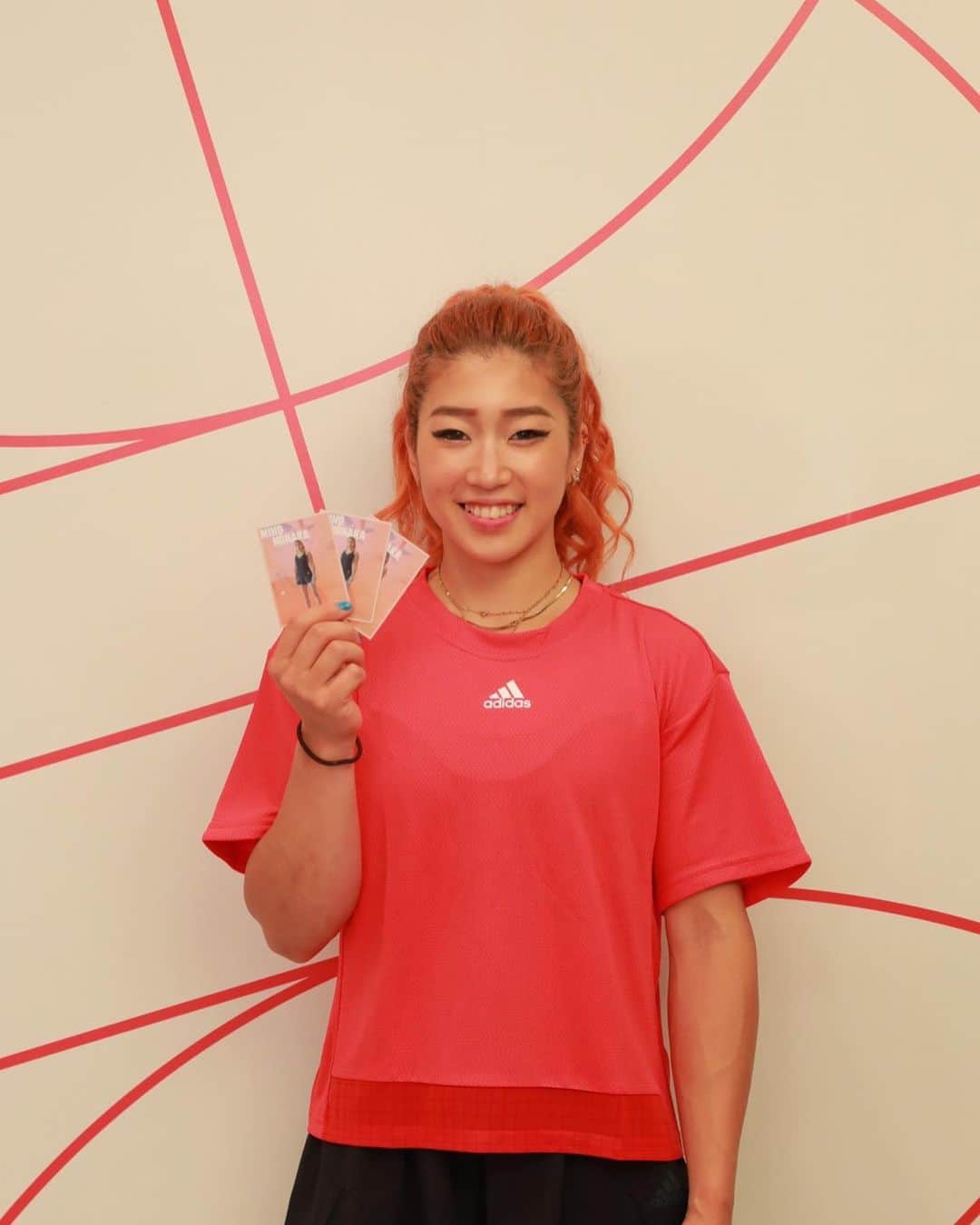 野中生萌さんのインスタグラム写真 - (野中生萌Instagram)「トレーディングカードを作成して頂きました！これまでの挑戦をサポートしていただき有難うございました! Thank you @adidas !❤️‍🔥✊🏽✨」8月11日 11時54分 - nonaka_miho