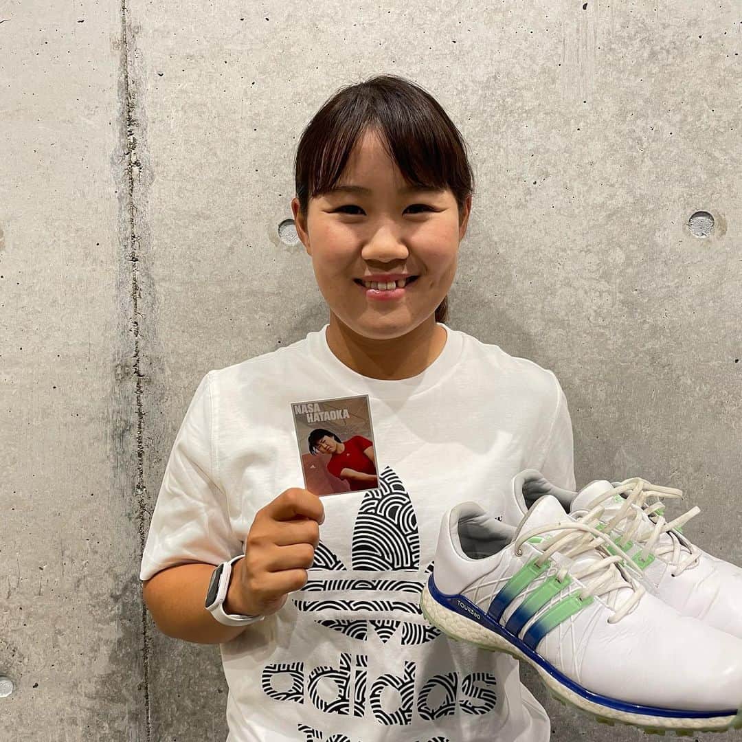 畑岡奈紗のインスタグラム：「adidasさんにトレーディングカードを作っていただきました！忘れられない経験をサポートしていただき、感謝しています。まだまだこの先も、力の限り自分の可能性にチャレンジしていきたいと思います。 Thank you @adidas !!  @adidastokyo @adidasgolf」