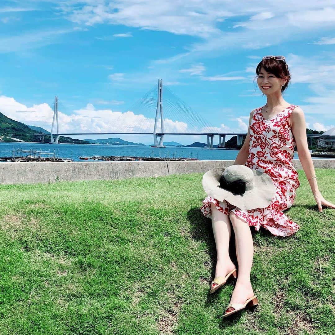 荒生暁子さんのインスタグラム写真 - (荒生暁子Instagram)「離島のグランピング施設へ  夏の空気をめいっぱい感じました。 #グランピングリゾート」8月11日 20時52分 - akikoarao0904