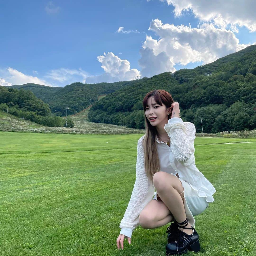 Heizeさんのインスタグラム写真 - (HeizeInstagram)「☁️☁️🌳🌳」8月11日 21時28分 - heizeheize