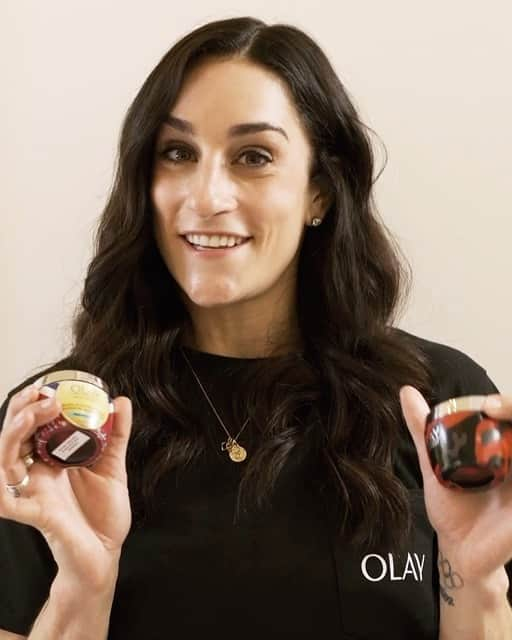 ジョーディン・ウィーバーのインスタグラム：「The competition may be ending, but we don’t have to stop supporting our athletes! These jars truly make a difference. Thanks to @olay , @walmart and YOU for teaming up to empower strong women.  #olay #faceofstrength」