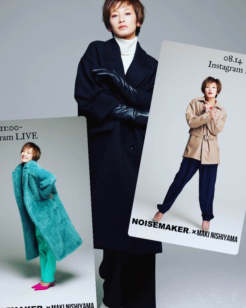 のインスタグラム：「#8月14日 #11:00〜 #インスタライブコラボ #noisemaker #西山茉希  @noisemaker_jpn   代官山T-SITE.ガーデンギャラリーの ポップアップストアより生配信致します。  #代官山 #蔦屋 #t-site  #popupshop   覗いてみてください🌈😊🌈」