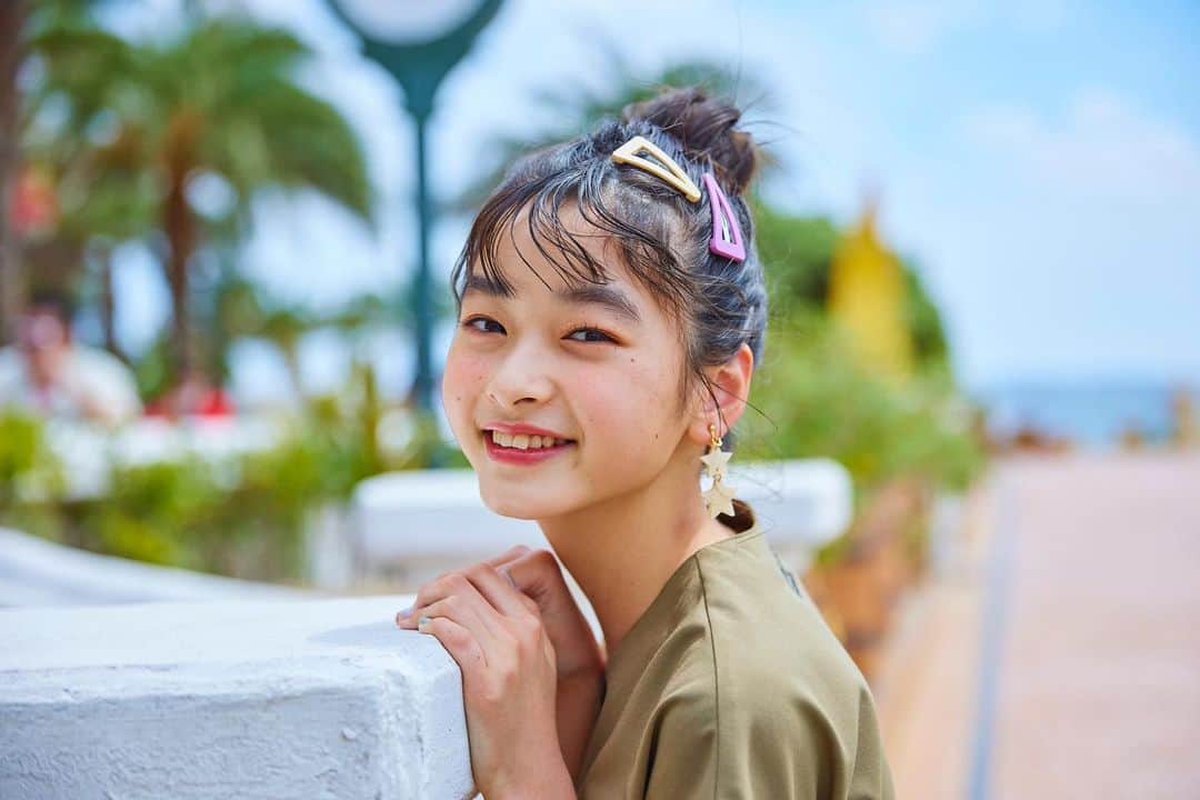 ニコ☆プチのインスタグラム：「🌴🍹 . 天使のほほえみ👼💘 . #滝口芽里衣 #ニコプチ」