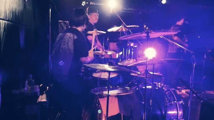吉澤響のインスタグラム：「20210813 新代田FEVER 『HARD-CORE-GEEK』/ セカイイチ  #セカイイチ #live #drums #drummers #istanbulcymbals #vaterdrumsticks」