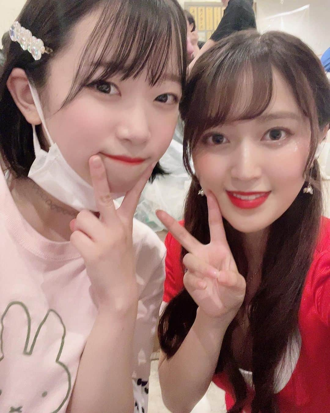 白藤有華（おゆか）のインスタグラム：「やっぱりゆららんしか勝たん‼️‼️  #私たち　#アイドル　#です」