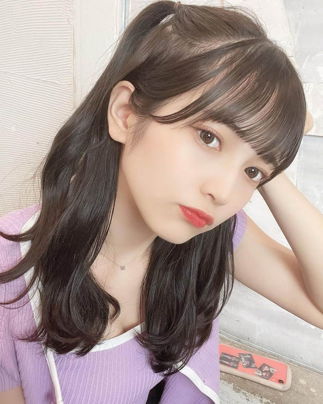 黒嵜菜々子さんのインスタグラム写真 - (黒嵜菜々子Instagram)「ハーフツイン！  #ハーフツイン  #purple 💜」8月14日 21時01分 - kurosaki0516