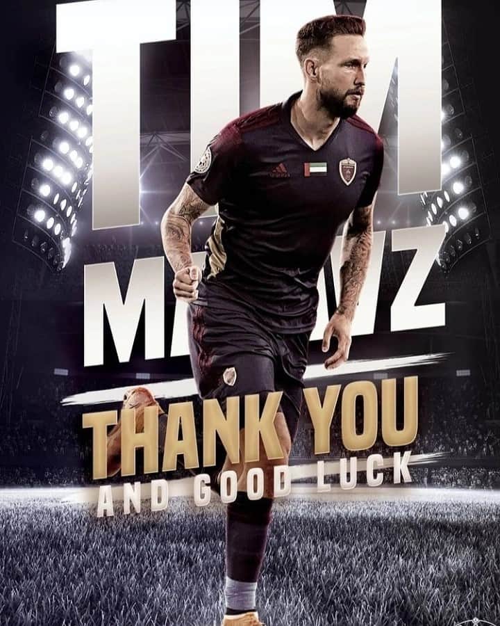 ティム・マタヴジュのインスタグラム：「Thank you for an amazing experience @alwahdafcc  Good luck Maroon's ✊」
