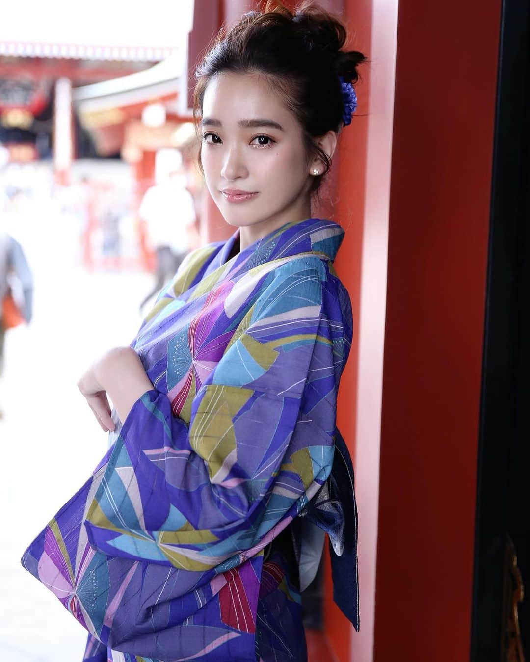 のインスタグラム：「明日10:25〜放送 日本テレビ『バゲット』 @baguette_ntv  映像でのモデル出演予定です✨ ※生放送の為、変更の可能性もあります。  #tv #model #バゲット #日テレ #日本テレビ #モデル #ヘアアレンジ #浴衣ヘア #浴衣 #アップヘア」