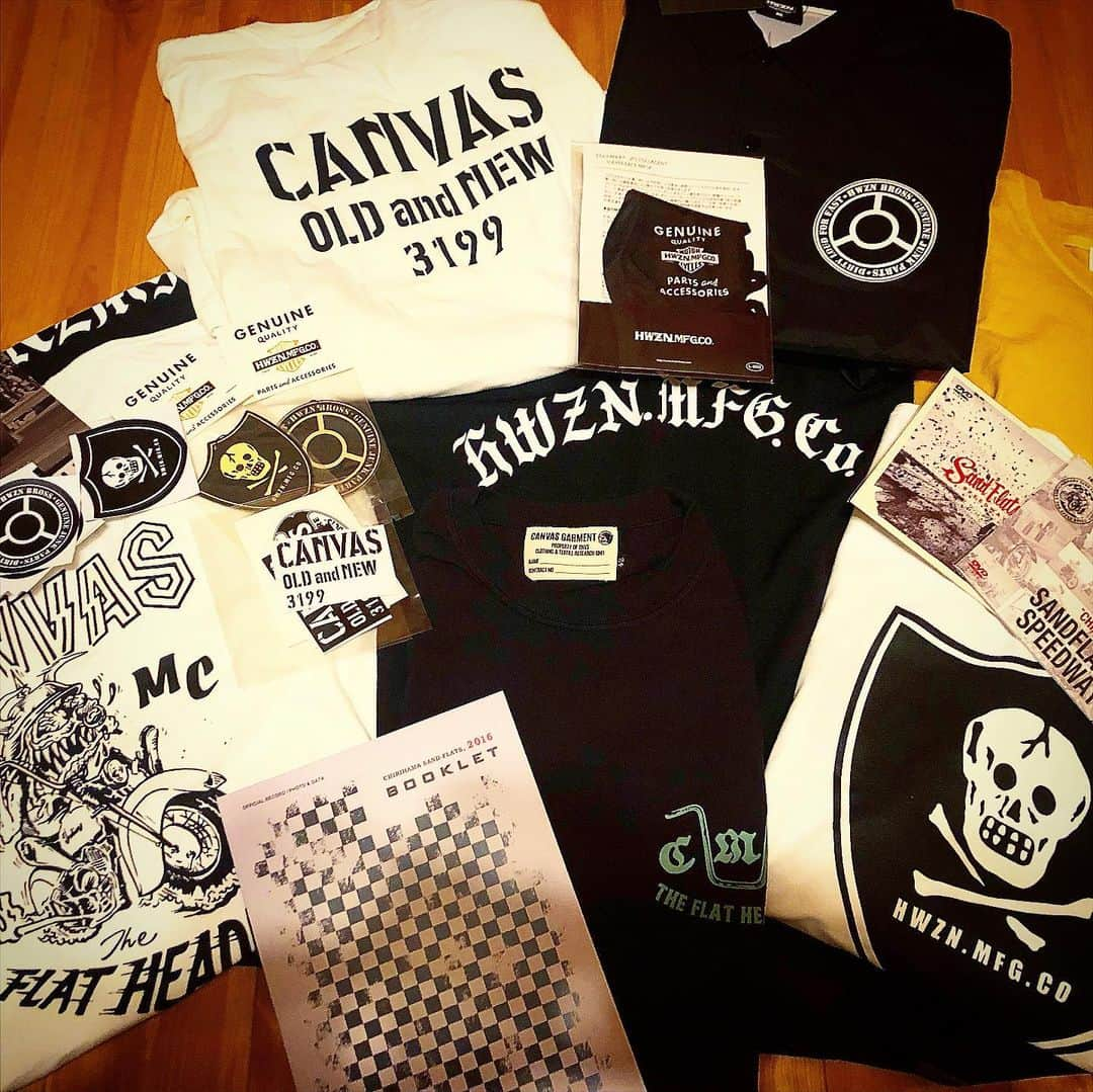 祖父江大輔のインスタグラム：「#canvas #canvas_clothing_store  #hwzn #hwznmfg  @canvas_clothing_store  @canvas_se15  @hwzn.mfg.co  ありがとうございます🙇🏻‍♂️🙇🏻‍♂️🙇🏻‍♂️ ヘビロテ確定🔥 早く石川県に遊びに行きたい🏍」