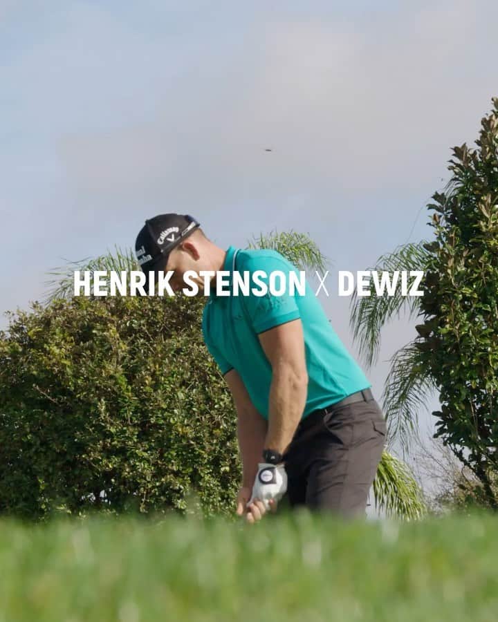 ヘンリク・ステンソンのインスタグラム：「With deWiz I receive instant feedback from the Learning Stimuli to take more guesswork out of my game, which helps me dial in my swing.  Learn more at www.dewizgolf.com #dewizgolf」