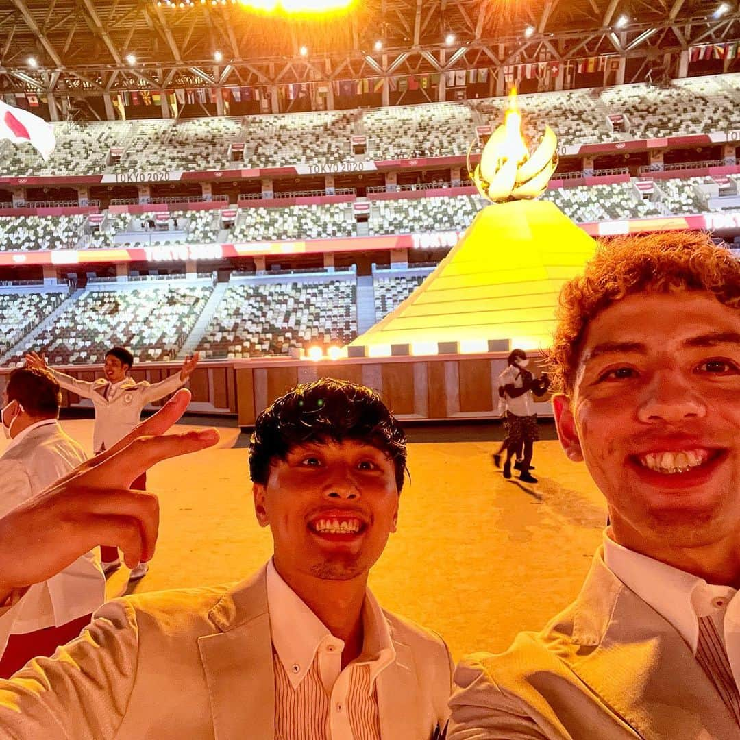 富樫勇樹さんのインスタグラム写真 - (富樫勇樹Instagram)「2020 Tokyo Olympics Opening Ceremony」8月16日 20時48分 - yukitogashi