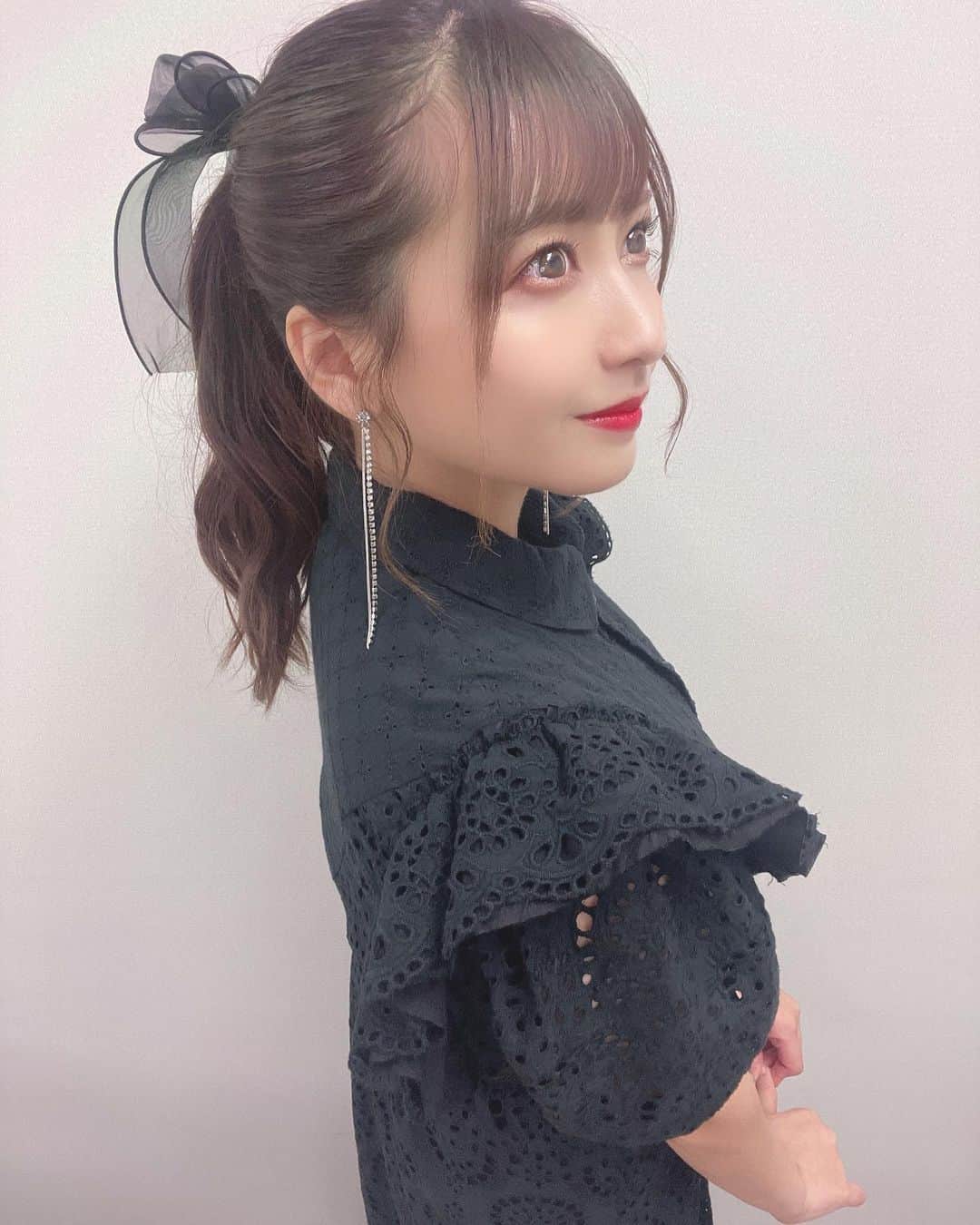 太田里織菜さんのインスタグラム写真 - (太田里織菜Instagram)「. . おはよ〜✩°｡⋆⸜(ू｡•ω•｡)♡ . #らぶどる #ポニーテール」8月17日 11時47分 - riopyon1231