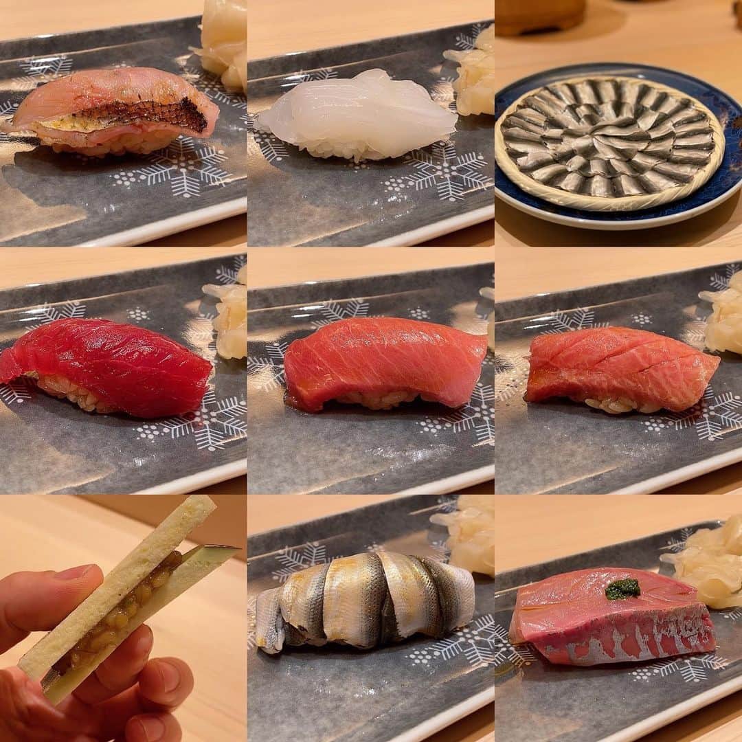 yurieさんのインスタグラム写真 - (yurieInstagram)「6/22日にオープンした 鮨　東京よし田🍣  雲丹のと軍艦、海苔の代わりにトロドーン❣️  全部美味しかった💜 鯨も絶品❣️  本当は明日行く予定でしたが、 行けなくなり、写真だけみて我慢☺️  早く美味しいご飯食べたいなー🥲  #鮨ログ　#鮨ラバー　#お鮨好きな人と繋がりたい #新オープンのお店  #東京グルメ　#映え　#雲丹　#トロ　#」8月18日 23時06分 - yurie808golf