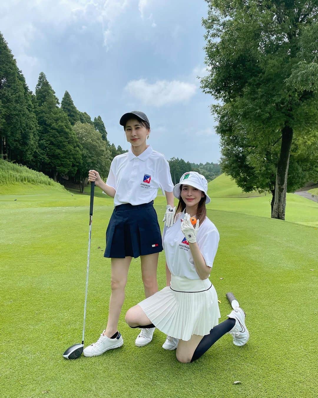 野崎萌香さんのインスタグラム写真 - (野崎萌香Instagram)「お気に入りのgolf wear ... @tangram_tokyo   ゆるいポロシャツ気分🦆💓  #golf」8月19日 1時42分 - moeka_nozaki