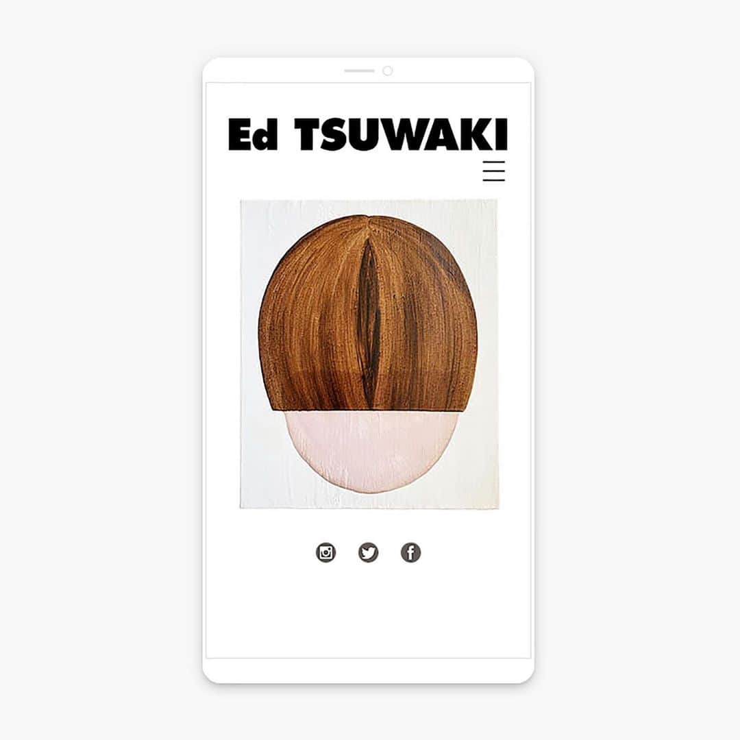 エドツワキさんのインスタグラム写真 - (エドツワキInstagram)「eeeeed.com #edtsuwaki #new #brandnew」8月19日 12時17分 - ed_tsuwaki