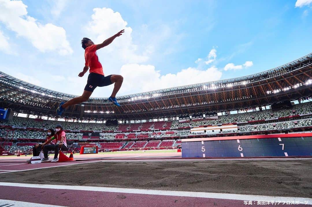 橋岡優輝のインスタグラム：「オリンピック6位  目標に届かず悔しいですが、色々見えてきたものもあり納得しています。  応援してくださいました皆さん感謝しています。ありがとうございました🙇‍♂️🙇‍♂️」