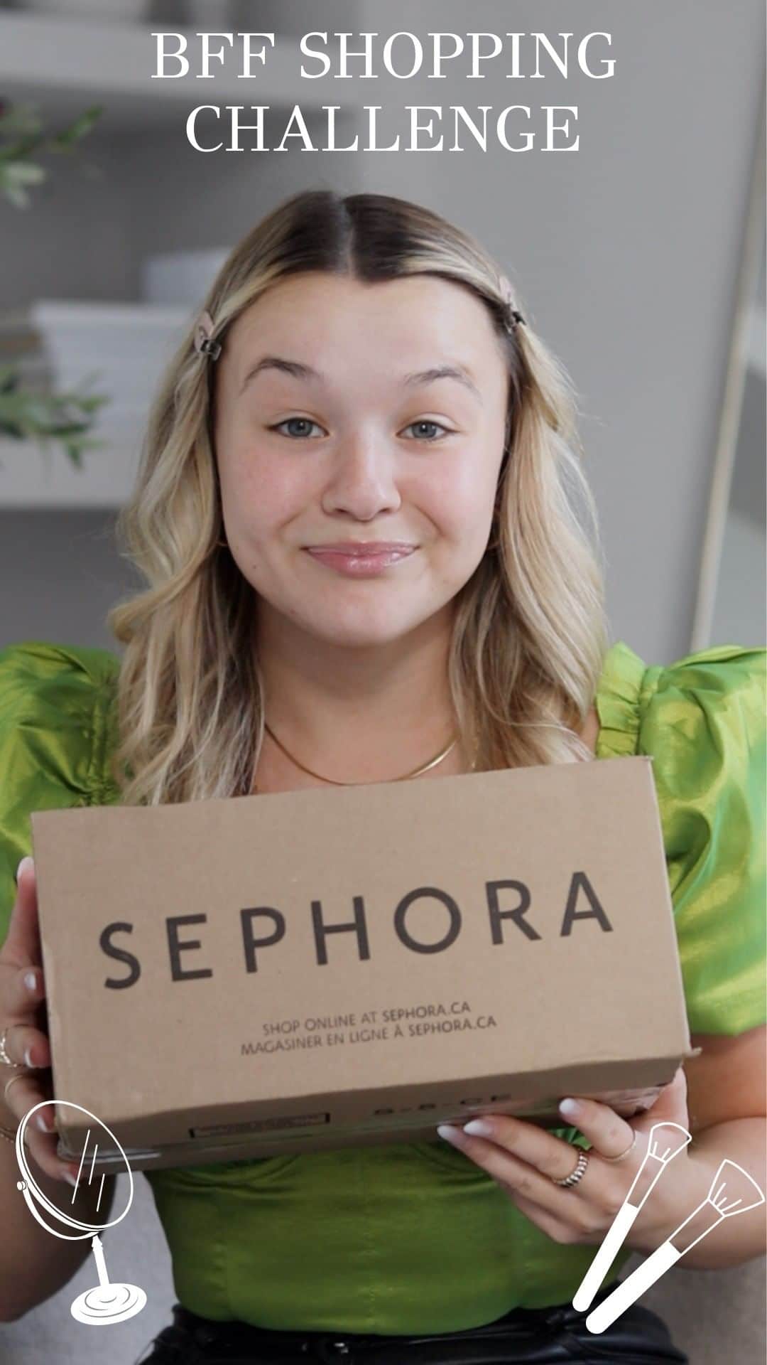トーリ・ウェブスターのインスタグラム：「My BFF @jaclynforbes and I surprised each other with EPIC makeup and skincare hauls from @sephoracanada, thanks to @caudalieUS! Watch as I shop, unbox, apply, and share all my first impressions of the stunning new products Jaclyn bought for me! She even got me a refill of my favourite skincare product of all time Caudalie Beauty Elixir!!! Major shout out to @jamiepaigebeauty & @juliaadamsmua for inspiring this fabulous #BFFShopSwap! Check out Jac’s video to see what I order for her *hint hint* there are some epic new @caudalie products in her haul!!」