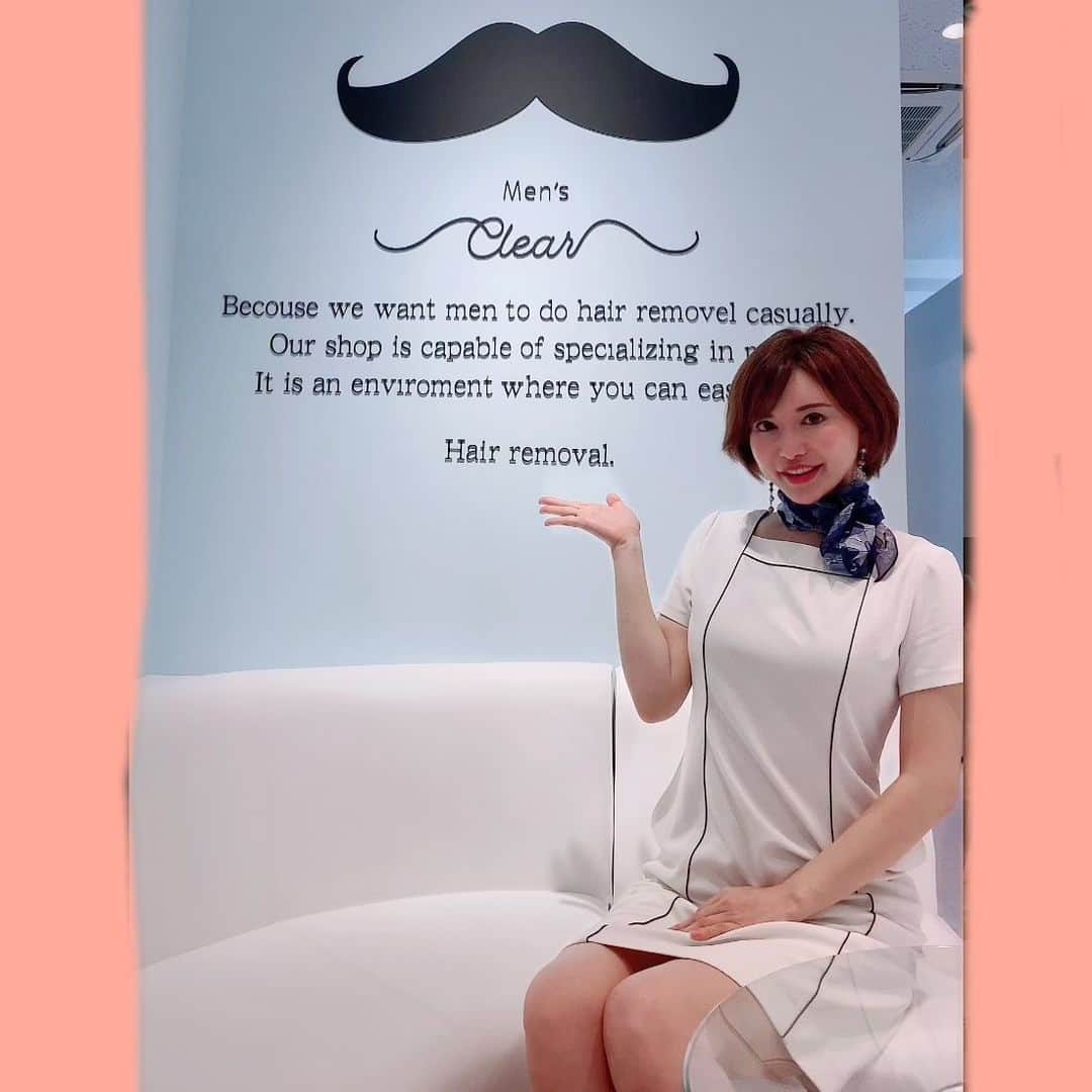 里美ゆりあのインスタグラム：「脱毛サロン✨メンズクリアさんで YouTube撮影させてもらってきたよ😘  男性も脱毛する時代到来ですね☺️  #メンズクリア #脱毛サロン #YouTube #里美ゆりあチャンネル」