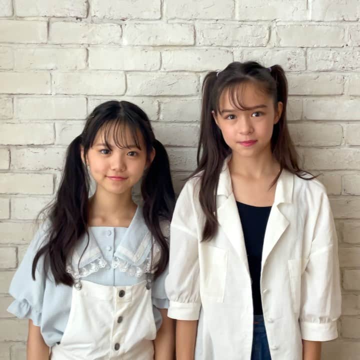 ニコ☆プチのインスタグラム：「. ニコ☆プチ10月号本日発売💗 みんな、チェックよろしくね！  #小松崎ふたば #星名ハルハ #ニコプチ」