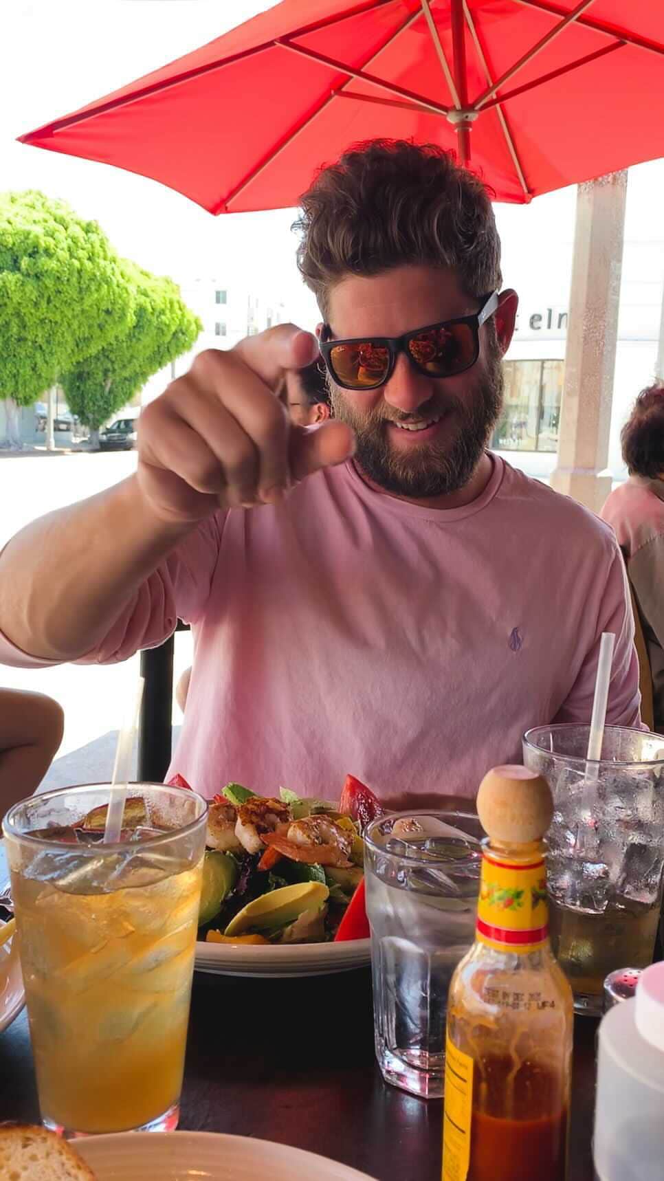 ホイットニー・ポートのインスタグラム：「Timmy - you are the hard unsalted butter to my fresh baked challah bread. Happy 40th birthday, light of my life, my home, my homie, my safe space for life, my love.」