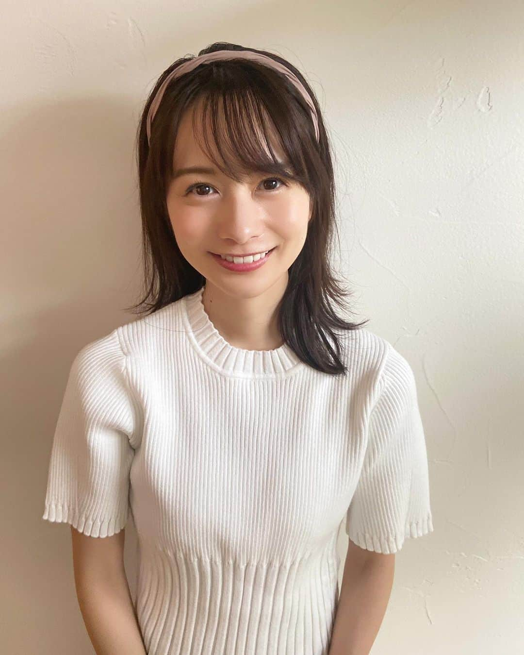 高見侑里さんのインスタグラム写真 - (高見侑里Instagram)「◡̈♥︎ 皆様、おはようございます✨  今日は台風一過となりそうですね☀️  今日も心穏やかに過ごせますように☺️ * カチューシャ...#coeur トップス...#frenchpave」9月19日 10時08分 - yuri_takami_official