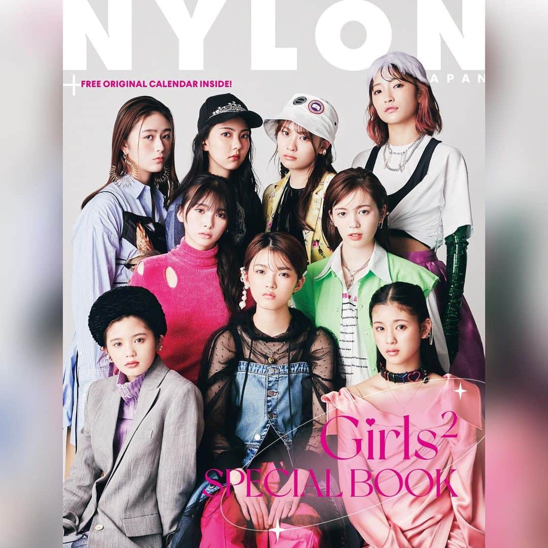 Girls²さんのインスタグラム写真 - (Girls²Instagram)「♡♡♡  『 Girls² SPECIAL BOOK - produced by NYLON JAPAN 』カバーフォト解禁！！   9月29日(水)に発売される『 Girls² SPECIAL BOOK - produced by NYLON JAPAN 』のカバーフォトが解禁されました！ NYLON JAPANらしいファッションやビューティの詰まったカバーは必見です！そして、バックカバーは、テレビ東京系にて、現在放送中のGirls2主演ドラマ『ガル学。～ガールズガーデン～』の制服を使用したGirls² SPECIAL BOOKオリジナルのバックカバーになっています。 発売をお楽しみに♪  #NYLONJAPAN #NYLONJP #Girls2 #ガールズガールズ #ガル学 #Enjoy #GoodDays  #小田柚葉 #隅谷百花 #鶴屋美咲 #小川桜花 #増田來亜 #菱田未渚美 #山口綺羅 #原田都愛 #石井蘭」9月15日 21時11分 - girls2_official