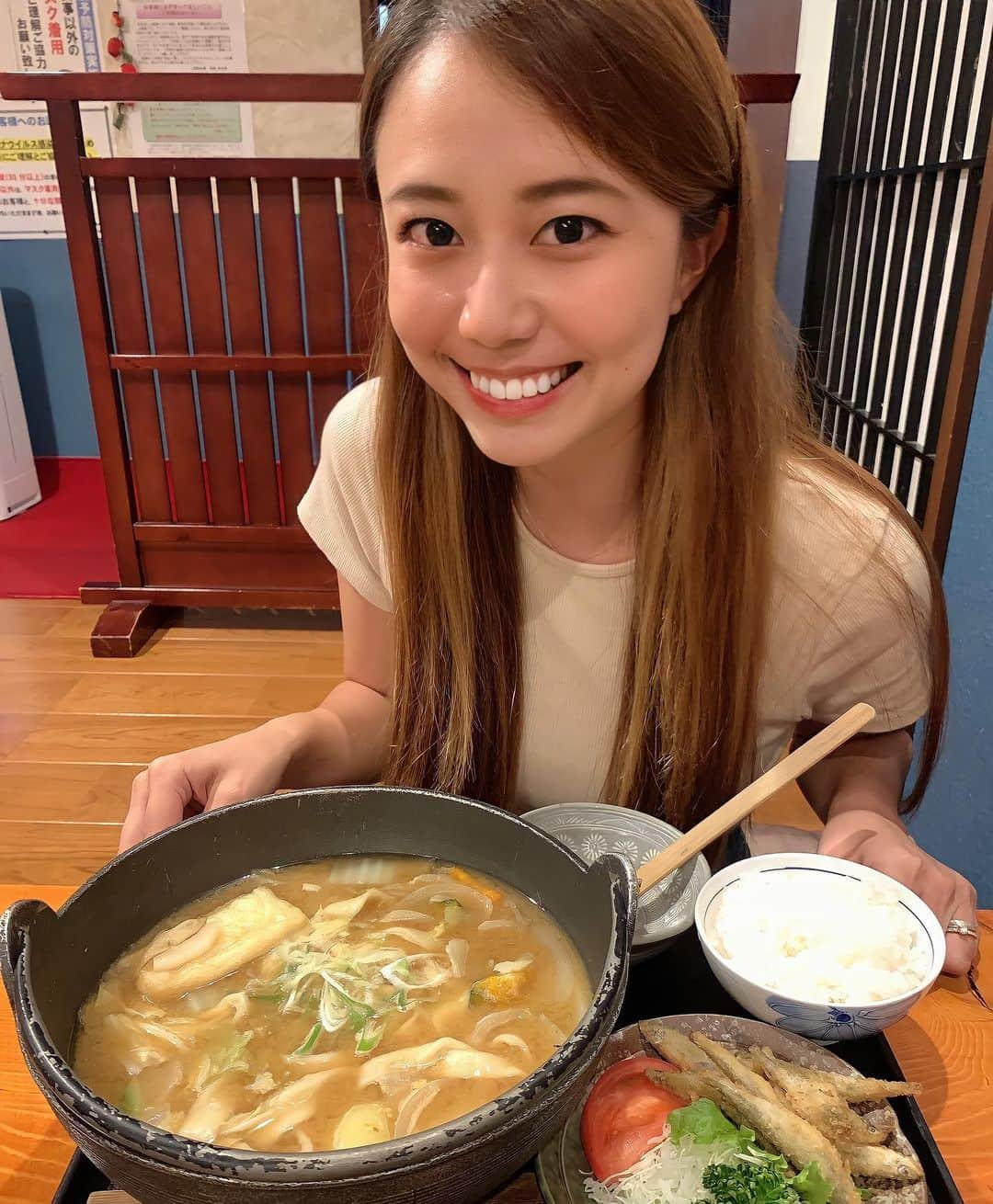 とくさきさんのインスタグラム写真 - (とくさきInstagram)「こんばんは⭐️ . ほうとう❤️ 初めて食べた😆 美味しかった〜💕 .  #ゴルフ#ゴルフ女子#golf#golfgirl#golfswing#ゴルフスイング#sports#スポーツ#スポーツ女子#골프#골프여자#尔夫球#高尔夫#ほうとう」9月15日 19時58分 - tokusaki_golf