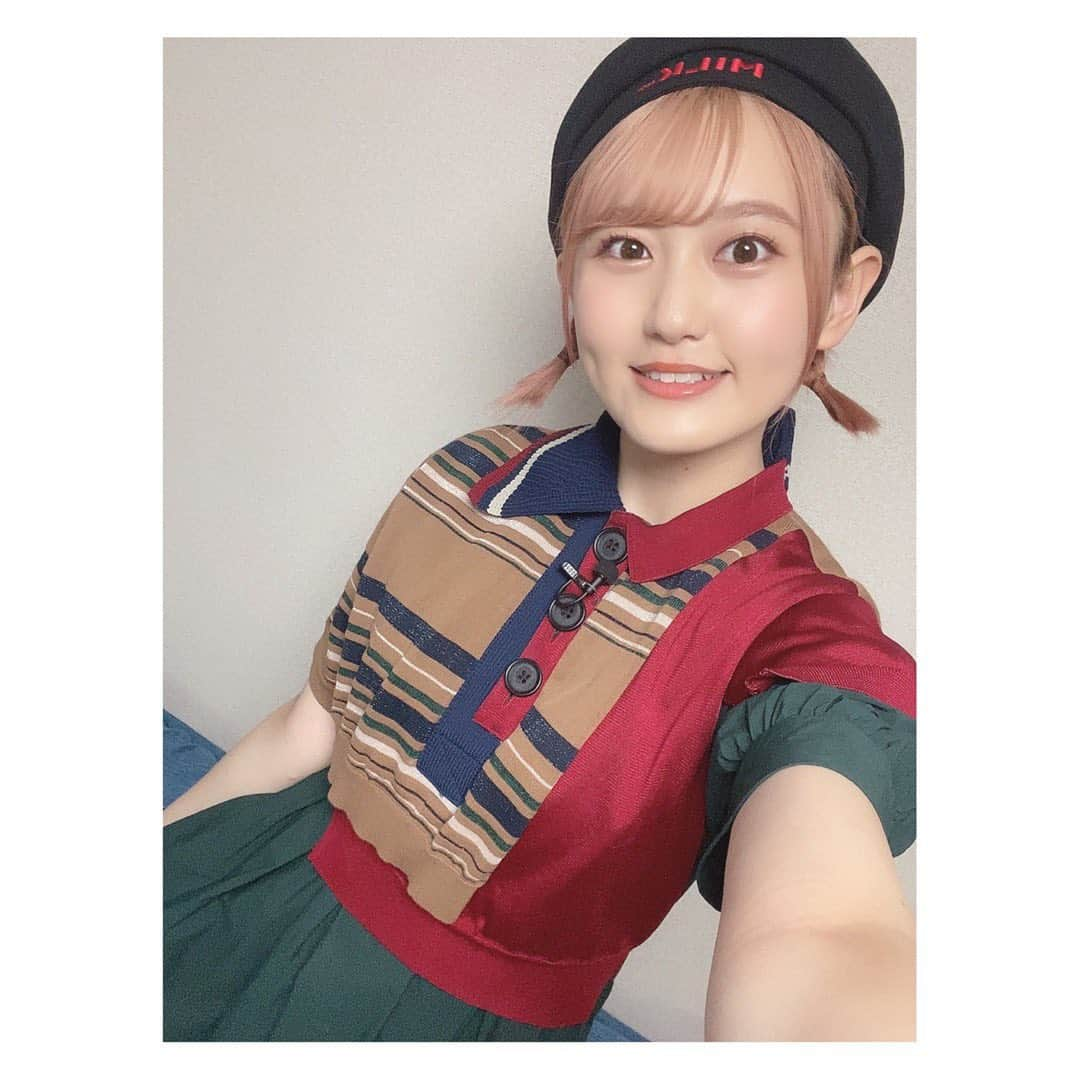 高木美佑さんのインスタグラム写真 - (高木美佑Instagram)「🌰 今日の私服☺️  SSのだけど秋色でお気に入りのワンピと めっちゃ前に青山吉能ちゃんがくれたベレー帽♡  Onepiece #kolor Beret #milkfed  おやすみなさい😌💤💤  #ootd」9月15日 23時42分 - miyu_takagi