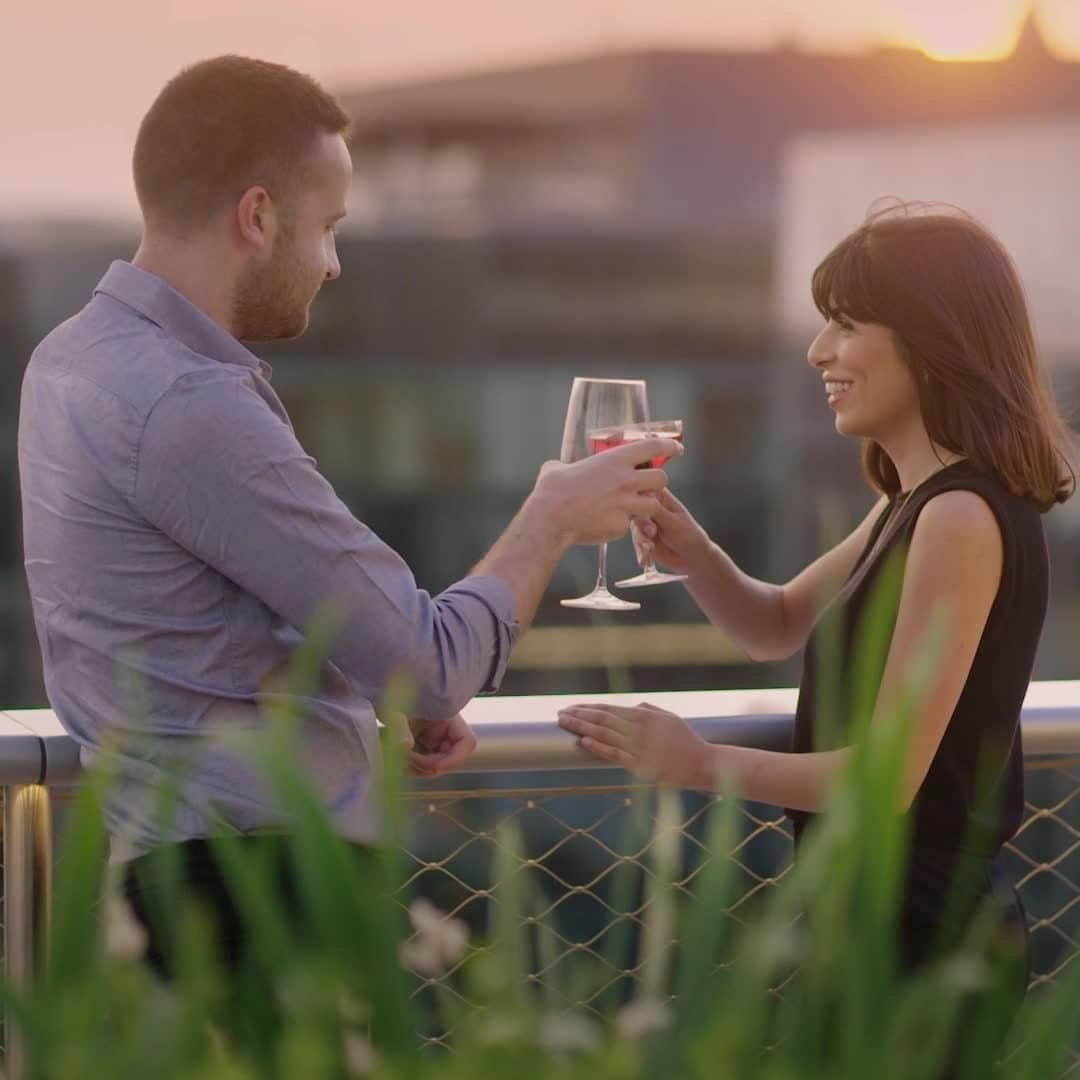 Conrad Hotelsのインスタグラム：「Meet for a drink, stay for the views and watch the sunset over Washington, DC.」