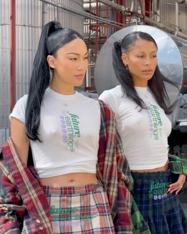 Sami Miroのインスタグラム：「In honor of @steph_shep birthday today, I shall reveal a sneak peak of our collaboration, launching next week 🌱🦋🪐 @samimirovintage x @futureearth 9/21 ❤️‍🔥❤️‍🔥❤️‍🔥 Happy birthday angel 💞」