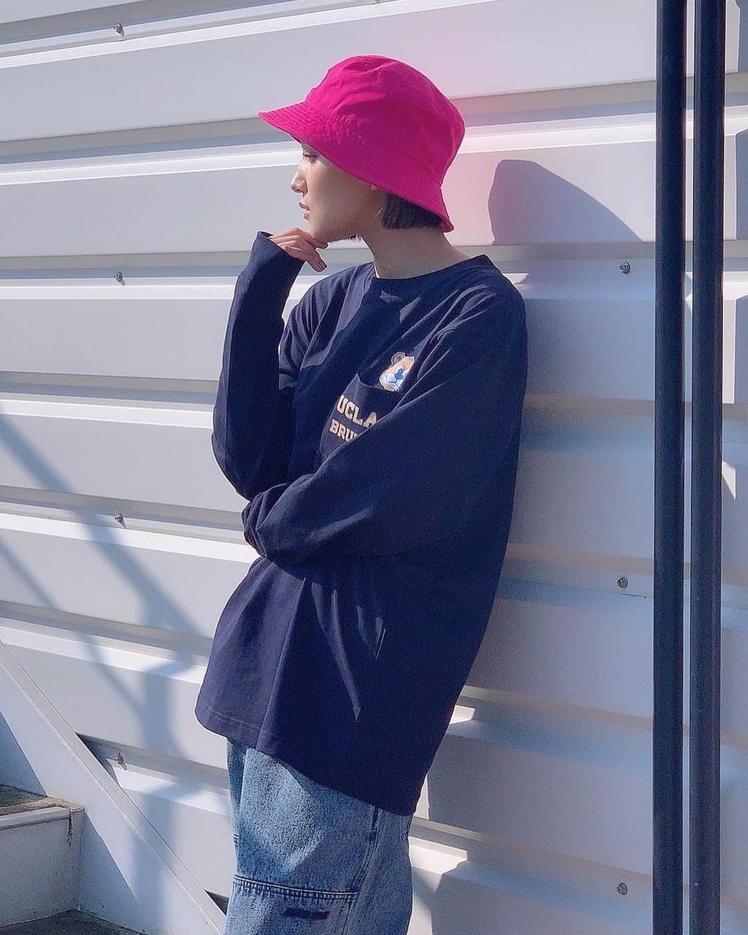 小島みゆさんのインスタグラム写真 - (小島みゆInstagram)「#ムラサキスポーツ　さんで ファッション撮影もしました😌 ストリート系で可愛い帽子がたくさん♪   KANGOL(カンゴール)のこの帽子の形 すごい可愛いかった🥰  #ムラスポ　#fashion #street  #streetfashion」9月16日 16時30分 - _8_miyu