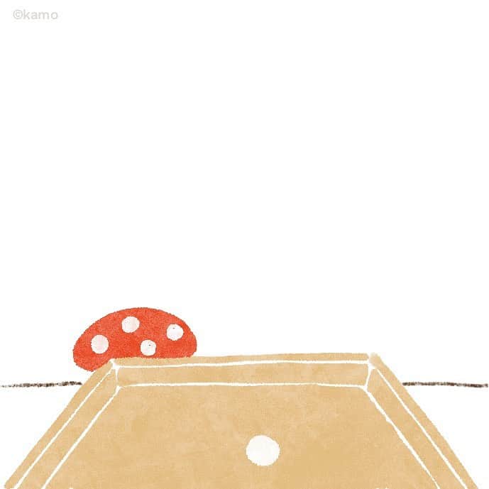 カモさんのインスタグラム写真 - (カモInstagram)「つまみぐい #月見団子 #tsukimidango #つまみぐい #完食 #イラスト #illustration #ウサギタケ #usagitake」9月16日 9時54分 - illustratorkamo