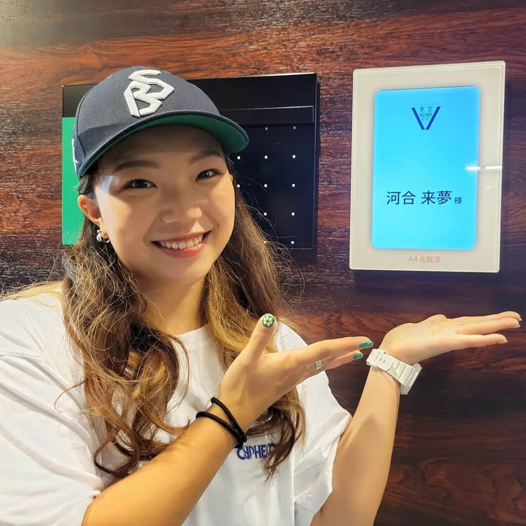 TBS「東京VICTORY」のインスタグラム：「家族想いで夢に向かって輝く河合選手✨ 女子力も高いっ😳💜❤💛💚💙  踊るとかっこよすぎるそのギャップにやられました🤩✨  明日の東京VICTORY是非ご覧下さい☺💗  #東京VICTORY  #河合来夢  #RAM」